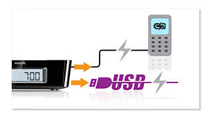 Charge mobile phone and USB devices in one go