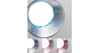 philips air purifier color indicator