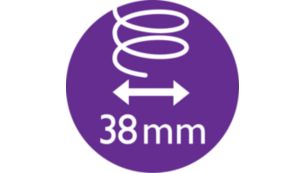 38mm thermo brush to smoothen your hair