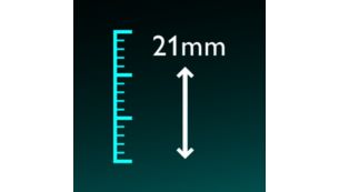 High precision length settings (intervals of 2mm)