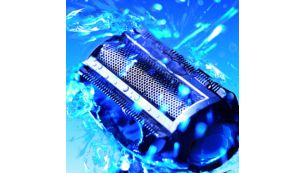 Wet and dry use; for use in shower and easy cleaning