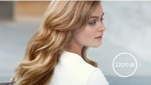 Potencia profesional de 2200W para obtener increíbles peinados de salón