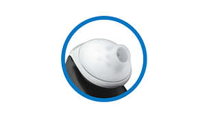 Soft, ergonomic earbud for secure fit and all day comfort.