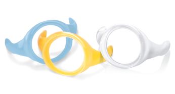 Handles are contoured for little hands to hold comfortably