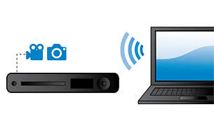 Conector de red DLNA para disfrutar de música y vídeo desde el PC