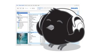 Philips Songbird: un programa simple para buscar, reproducir y sincronizar