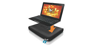 Stable surface to rest your netbook on