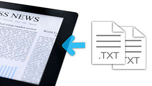 Text reader to view text files