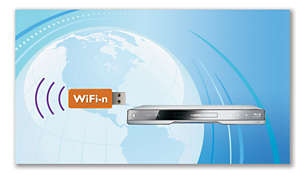 WiFi-n Ready* pentru performanţă wireless mai rapidă, mai largă