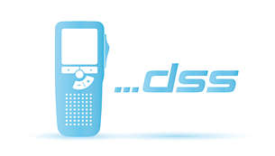 Ausgezeichnete Aufnahmequalität im DSS-Format