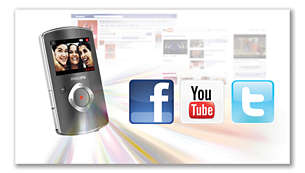 Chia sẻ nhanh để gửi email hoặc đăng lên Facebook/YouTube