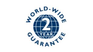 2 years of world wide guarantee