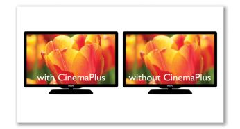 CinemaPlus for better, sharper and clearer images
