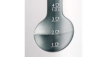 Индикатор за 1 чаша, за да кипвате само толкова вода, колкото ви трябва
