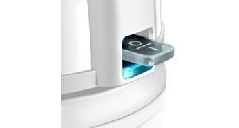 Light indicates when the kettle is switched on