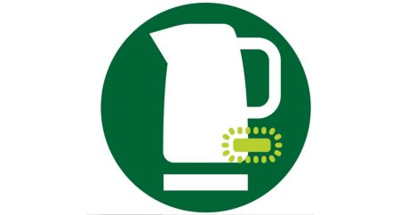 电水壶打开后,操作指示灯会亮起