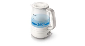 ฐานวางไร้สายหมุนได้รอบ 360 องศาเพื่อให้ยกและวางกาได้สะดวก