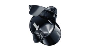 Flat heating element for fast boiling and easy cleaning