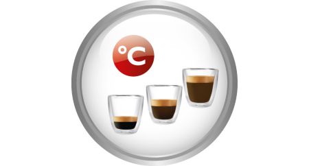Ajustez l'intensité, la température et la longueur du café