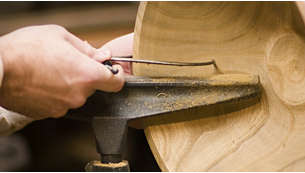 Carcasa del altavoz de madera auténtica hecha a mano para un sonido de mayor fidelidad