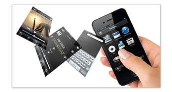 Transformez votre smartphone en télécommande pour les produits audio/vidéo Philips