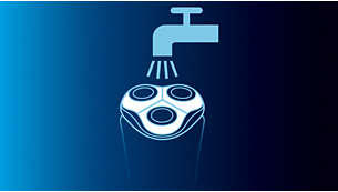 配備 QuickRinse 系統的水洗式電鬍刀