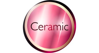 More Care with ceramic elements, providing far infrared heat