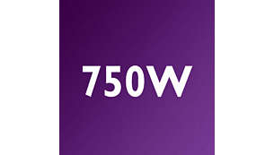 Động cơ 750 W cho công suất xay mạnh mẽ