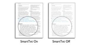 SmartTxt для оптимальной читаемости дисплея