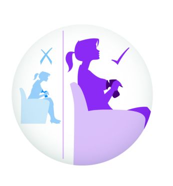 More comfortable pumping position due to unique design