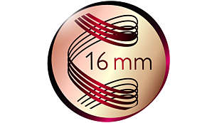 Diamètre de 16 mm, pour des boucles pleines de vie