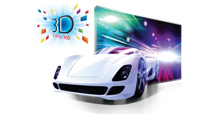 3D Clarity 400 for an exciting Full HD 3D experience