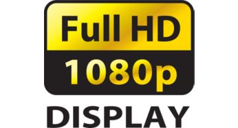 Pantalla Full HD 1080p con resolución de 1920 x 1080p