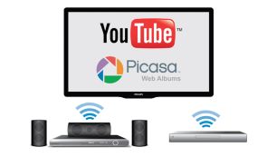 Acesse facilmente seus vídeos favoritos do YouTube e suas fotos* do Picasa