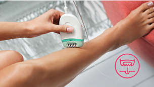 Efficient epilation system pulls out the hairs from the root