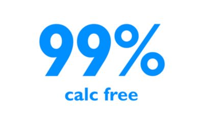 Удаляет 99 %* известковых примесей в воде