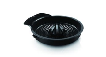 Citrus press for fresh orange or grapefruit juice
