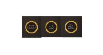 One touch auto buttons for bread dough, whipping and ice