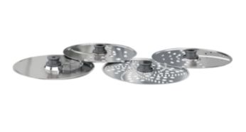 Stainless steel discs to slice, shred, granulate & cut fries