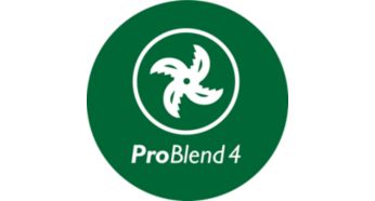Cuchilla de 4 hojas ProBlend para batir y mezclar de forma eficaz
