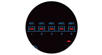 5 power levels to meet all cooking needs