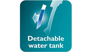 Rezervor de apă detaşabil pentru umplere uşoară