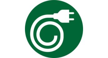 Integrated storage of the power cable