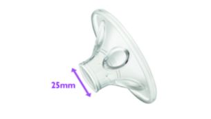 Wider funnel for comfortable fit