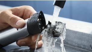 Snemljiva glava omogoča enostavno čiščenje pod tekočo vodo