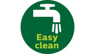Easy cleaning with detachable blade