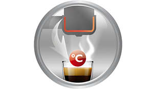 Double-walled pressurised crema filter