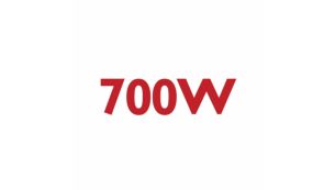 Motor potente de 700&nbsp;W