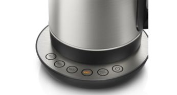 4 botões predefinidos para selecção da sua bebida quente preferida