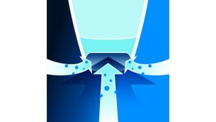 Aerodynamic nozzle design for a better dust pick-up